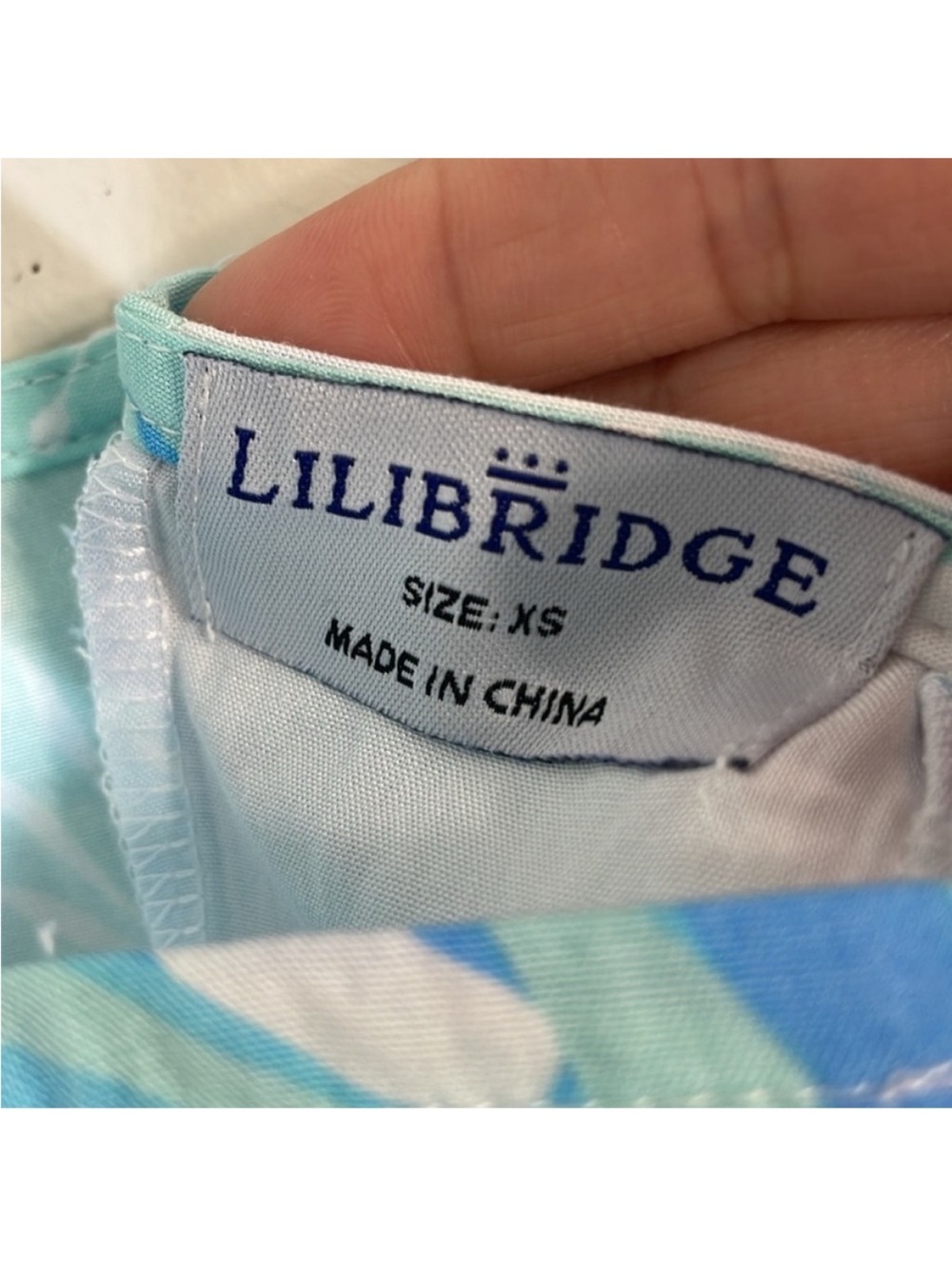 Lilibridge Blue Tropics Midi Dress. XS. NWT. $138! - Picture 4 of 12